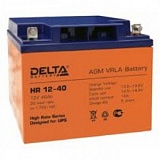 АКБ 40 А/ч 12 В аккумулятор Delta HR 12-40 / HR 12-40 L