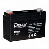 АКБ 3,5 А/ч 4 В аккумулятор Delta DT 4035