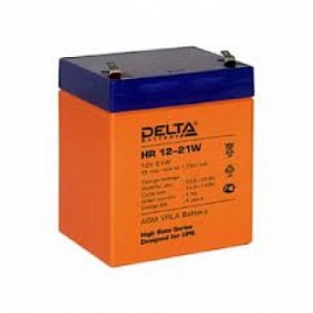 АКБ 5 А/ч 12 В аккумулятор Delta HR 12-21W