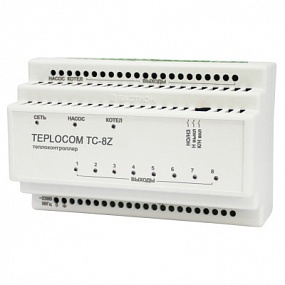 TEPLOCOM Луч TC-8Z Теплоконтроллер для лучевой системы отопления