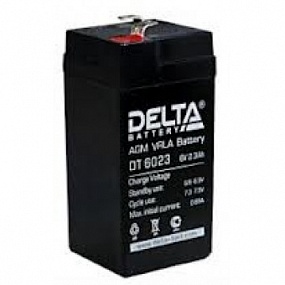 АКБ 2,3 А/ч 6 В аккумулятор Delta DT 6023