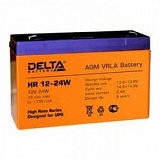 АКБ 6 А/ч 12 В аккумулятор Delta HR 12-24W