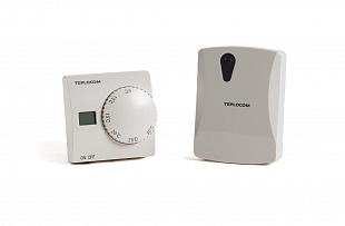 Беспроводной программируемый комнатный термостат TEPLOCOM TS-2AA/3A RF2