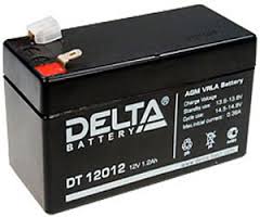 АКБ 1,2 А/ч 12 В аккумулятор Delta DT 12012