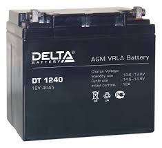 АКБ 40 А/ч 12 В аккумулятор Delta DT 1240
