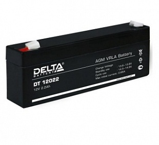АКБ 2,2 А/ч 12 В аккумулятор Delta DT 12022