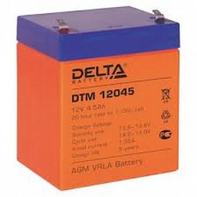 АКБ 4,5 А/ч 12 В аккумулятор Delta DTM 12045