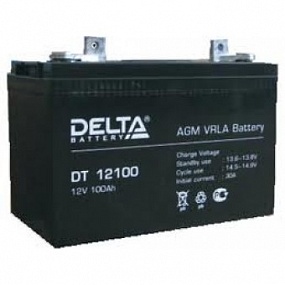 АКБ 100 А/ч 12 В аккумулятор Delta DT 12100