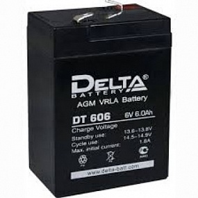 АКБ 6 А/ч 60 В аккумулятор Delta DT 606